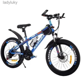 Cyklar Urban Bike Double Disc Brake Men's and Women's Mountain Bike 20222426 Inch Student Children's BicyClel240105