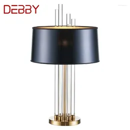 Table Lamps DEBBY Modern Creative Light Simple Crystal Desk Lamp LED For Home Bedroom Decoration