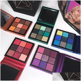 Eye Shadow Beauty Palette 9 Color Mini Eyeshadow 5 Style Star Colors Topaz Amethyst Ruby Emerald Sapphire Drop Delivery Health Makeup Dhs3I