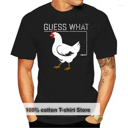 Męskie koszule zabawne koszulka koszulka z kurczakiem