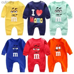 Rompers 2023 Cheap Costume Autumn Cotton Boy Clothes Romper Newborn Baby Girl Clothing Infant Jumpsuit Cartoon Home Wear Pajamas 0-24mL240105