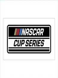 Anpassade digitala tryck 3x5 fot 90x150 cm NASCAR Cup Series FG Race Event Checkered FGS Banners för inomhus utomhus hängande dekorativ256q6328822