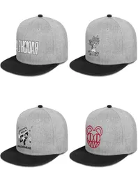 Logotipo do Radiohead VERMELHO preto masculino e feminino snap backflat brimcap beisebol legal equipado chapéus vintage MUSIC TREE novos álbuns músicas LOGO7588509