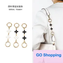 Bag Extension Chain Mahjong Bags Four-Leaf Clover Lengthened Accessories Armpit Bags Chain Transformation Replacement Shoulder Strap Chain