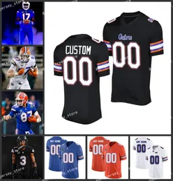 Custom Florida Gators College Football Mężczyźni Kobiety Jersey Trask Kyle Pitts Tim Tebow Emmitt Smith Mohamoud Diabate Dostosowane koszulki 2024