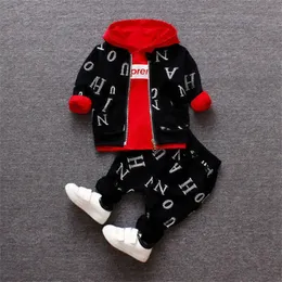 Baby Clothes Set Spring Autumn Winter Children Clothing Warm Suits Kids Baby Boys Jacketpant 3PCS Child Training Boy Clothes 240104