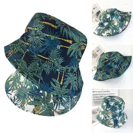 Berets Freizeit Outdoor Tie-Dye Print Bucket Hat Fisherman Cap Bob Sun