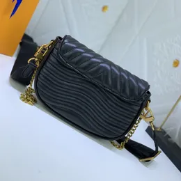 Luxurys Damen-Designer-Taschen, Handtaschen aus echtem Leder, Umhängetasche aus echtem Leder, lässig, einfach, Sac Luxe Messenger Bag 7A, Pochette-Tasche xb091