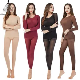 Underpants Warm Long Johns Thermal Underwear for Women/men Sexy Seamless Winter Thermal Underwear Set Thermos Lingerie Intimates Women/men