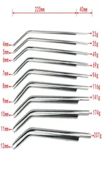 RUNYU 260MM Smooth Head Stainless Steel Catheters Urethral Dilators Urethral sound Sounding Penis Plug Stretching Sounds Male Sex 5622581