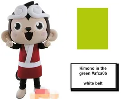 Disfraces personalizados Monkey con rojas kimono mascot disfraz de envío gratis