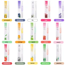 Glenys 30pcs Cuticle Oil Pen Nail Nutrition 15 Smells Nail Treatment Revitalizer Soften Nourish Manicure Nail Care Product Set 240105