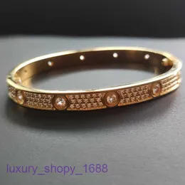 Luxe autobanden Designer schroevendraaierarmband Mode goud Hoge versie Brede tien diamanten armband Precisieschroevendraaier Ful met originele doos