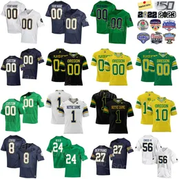 Equipe Universidade Futebol 88 Mitchell Evans Jerseys College Notre Dame 4 Chris Tyree 19 Jaden Greathouse 8 Marist Liufau 10 Sam Hartman 7 Audric Estime ProSphere