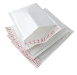 Atacado roupas spot ultraleve branco perolado filme plástico bolha saco envelope filme à prova de choque sacos de entrega de logística