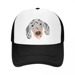 ボールキャップラブブルーシルバーダップルダックスフンドソーセージ犬野球帽ラグビービーチホースハット女性男性の帽子