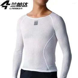 Jaquetas de corrida Lameda Ciclismo Base Camada Homens Respirável Roupa Interior Manga Longa Absorção de Suor Roupas de Bicicleta MTB