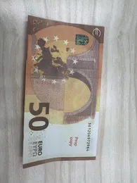Copie dinheiro em tamanho real 1:2 "Embarque no brilho cinematográfico: eleve suas produções e coleções com acessórios requintados Euro Bank Sfno