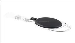 Schlüsselanhänger Mode-Accessoires Retractable Pl Schlüsselanhänger Kette Reel Id Lanyard Namenskarte Abzeichenhalter Rückstoß Gürtelclip Klassischer Schlüsselbund Dro1192570