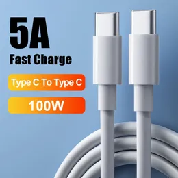 PD 100W 60W كبل بيانات الشحن السريع USB C إلى كابل USB Type-C لكابل Samsung Xiaomi Huawei Phone Data Lin