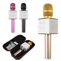 الميكروفونات السحرية Q9 Bluetooth اللاسلكية الميكروفون microfono ktv مع مكبر الصوت مكبر الصوت Karaoke Q7 ترقية Android Phone 08