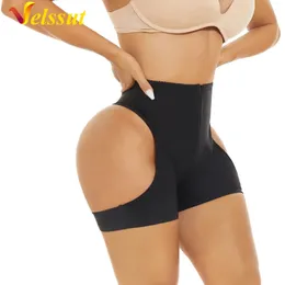 Velssut Women Tummy Control Shpaewear Hi-waisted Woman Postpartum Waist Trainer Butt Lifter Panties Leg Trimmer Slim Shorts 240104