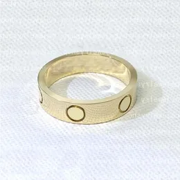 18k 골드 도금 고품질 밴드 반지 클래식 패션 러브 링 링 ring wedned wedding mother 'Day Jewelry Women Gift FXFC