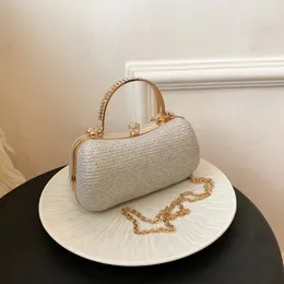 이브닝 백 고품질 반짝이는 어깨 핸드백 PVC 패션 HASP를위한 2024 Bolso Bandolera Brillante Para Mujer