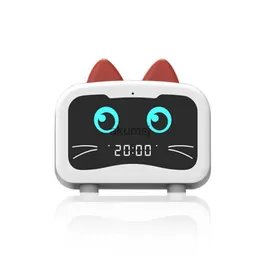 Portabla högtalare Foohee Mini Robot Bluetooth -högtalarradio Alarmklocka Hifi Surround Sound M1 YQ240106