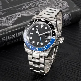 Luxury mens automatic mechanical ceramics watches 41mm full stainless steel Gliding clasp Swimming wristwatches sapphire luminous watch