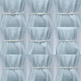Belts Pearl Bead Belt Retro For Butterfly Waist Wedding Dress Coat Decorative Applique Bridesmaids