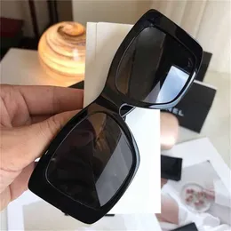 58% New High Quality Small Fragrant Box Color Block Letter Sunglasses Women's Sun and UV Protection CH71472A Sunglass Plate