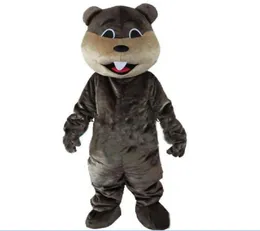 2019 Professional Factory Beaver Mascot Costume Jungle River Animal Mascot Comple1450259