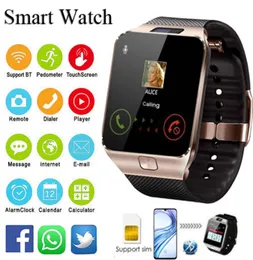 Watch Smart Watch DZ09 Smartwatch Pedsion Hange مع SIM Card Slot Message Bluetooth Connectivity Android Phone Men Watch7194755