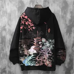 Męskie bluzy bluzy sudaderas con capucha loft print z kapturem Y2K ubrania harajuku męskie anime hip-hopowe japońskie bluzy bluzy stał