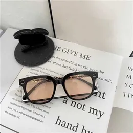 % 10 indirim Güneş gözlükleri Yüksek kaliteli yeni xiaoxiang 0768 Büyük Zincir Gözlük Maskesi Yüz Makyaj Aracı Miyopi Lens Çerçeve Ağı Kırmızı Aynı Stil ile Eşlenebilir