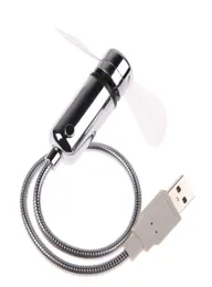 222 g eHigh Qualidade Mini Flexível LED Luz Durável Ajustável Dispositivo USB Ventilador USB Relógio de Tempo Relógio de Mesa Cool Gadget Tempo Real D8433933