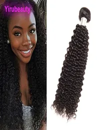 Cabelo Humano Brasileiro Kinky Curly Um Pacote Extensões de Cabelo Virgem Não Transformadas Camboja 95100gpiece 1028inch Natural Color1500161