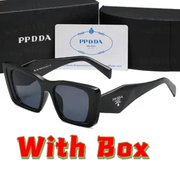 مصمم PPDDA النظارات الشمسية للنساء في الهواء الطلق ظلال أزياء كلاسيكية سيدة أعلى نظارة شمسية فاخرة مزيج من Gafas التوقيع الثلاثي الاختياري مع مربع UA400