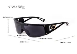 Gafas de sol de diseño para mujer Gafas de sol de moda populares Protección UV Lente de conexión grande Sin marco Calidad superior Viene con el paquete 9139815