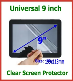 20st Universal LCD Screen Protector Protective Film 9 Inch inte fullskärmsstorlek 199x113mm för surfplatta PC GPS Mobiltelefon6969724