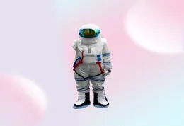 2018 Costume da mascotte tuta spaziale di alta qualità Costume da mascotte astronauta con zaino guanti7220606