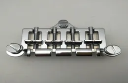 Rare 1 zestaw Chrome 4 Strings Electric Bass Guitar Bridge Bass Bridge wykonany w Korea6610719