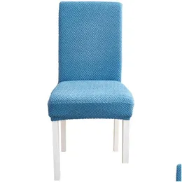 Stol täcker fast färg elastisk stol er hem spandex stretch glidare säte ers för kök matsal bröllop bankett leveranser släpp ot4qf
