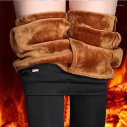 Calças femininas inverno em linha reta tamanho grande 5xl engrossar pelúcia veludo forrado pantalones feminino casual quente sweatpants cintura alta mãe q577