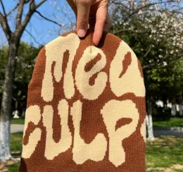 Hiphop Knitting Beanies 디자이너 남성 단락 Mea Culpa 매장 따뜻한 패션 백 콜라리 히스 모자 822