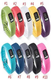 10color交換スマートリストラバーバンドウォッチバンドGarmin vivofit 4 vivofit4 wristband6945604用ソフトシリコンストラップ