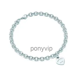 Populaire en forme de coeur croix clé 925 collier en argent sterling bracelet femme bijoux à la mode simple Memorial Day fête de mariage 5YO5 K2MX