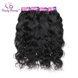 Indian Natural Wave Hair 134 Bundles Hair Human Hair Double Wefts Can Be Dyed 30 Inches Indian Natural Wave Hair 240105