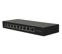 KFS1OH1TH120 Switch di rete Switch POE a 18 porte 10100Mbps per telecamera IP Adattatore POE Switch di rete Ethernet Nero3640062